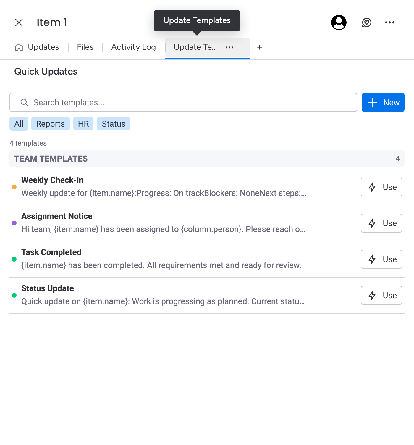 Template Preview — Variables Resolved